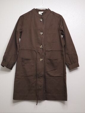 Tuckernuck Brown Button-Front Dress
